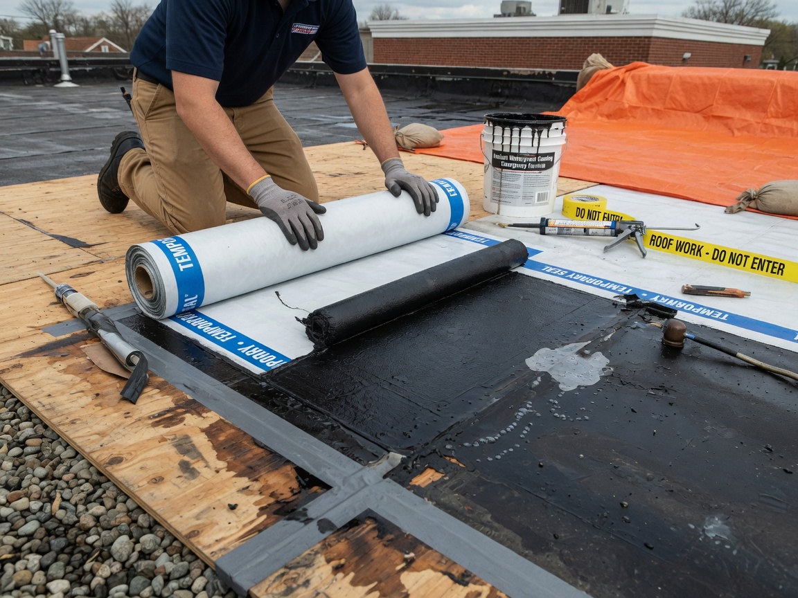 Temporary waterproofing services